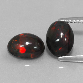  ct natürliche Mehrfarbig Schokoladenopal-Edelsteine, Oval Schliff, Lichtdurchlässig