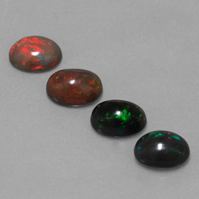  ct natürliche mehrfarbiger Schokoladenopal-Edelsteine, Oval Schliff, Lichtundurchlässig