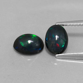  ct natürliche mehrfarbiger Schokoladenopal-Edelsteine, Oval Schliff, Lichtundurchlässig