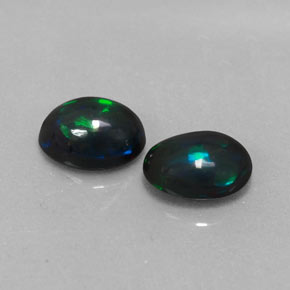  ct natürliche mehrfarbiger Schokoladenopal-Edelsteine, Oval Schliff, Lichtundurchlässig