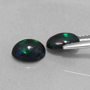  ct natürliche mehrfarbiger Schokoladenopal-Edelsteine, Oval Schliff, Lichtundurchlässig