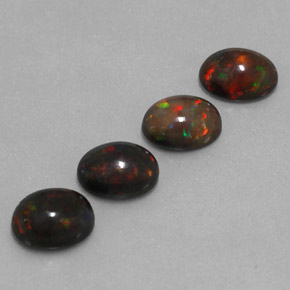  ct natürliche mehrfarbiger Schokoladenopal-Edelsteine, Oval Schliff, Lichtdurchlässig