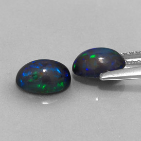  ct natürliche mehrfarbiger Schokoladenopal-Edelsteine, Oval Schliff, Lichtdurchlässig