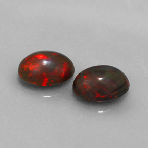  ct natürliche mehrfarbiger Schokoladenopal-Edelsteine, Oval Schliff, Lichtdurchlässig