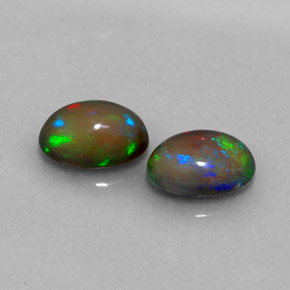  ct natürliche mehrfarbiger Schokoladenopal-Edelsteine, Oval Schliff, Lichtdurchlässig
