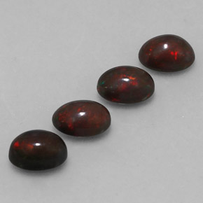  ct natürliche mehrfarbiger Schokoladenopal-Edelsteine, Oval Schliff, Lichtdurchlässig