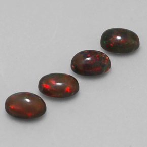  ct natürliche mehrfarbiger Schokoladenopal-Edelsteine, Oval Schliff, Lichtdurchlässig