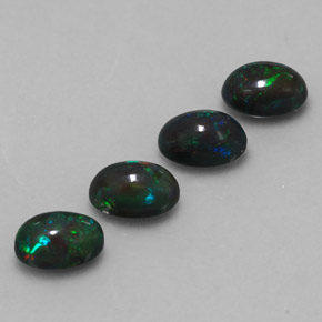  ct natürliche mehrfarbiger Schokoladenopal-Edelsteine, Oval Schliff, Lichtdurchlässig