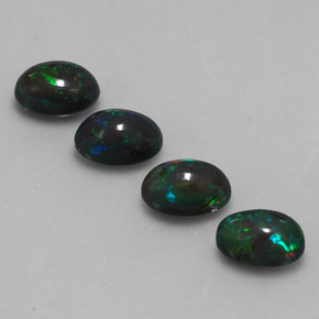  ct natürliche mehrfarbiger Schokoladenopal-Edelsteine, Oval Schliff, Lichtdurchlässig