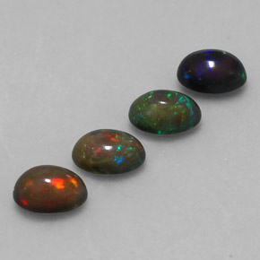  ct natürliche mehrfarbiger Schokoladenopal-Edelsteine, Oval Schliff, Lichtdurchlässig