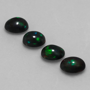  ct natürliche Mehrfarbig Schokoladenopal-Edelsteine, Oval Schliff, Lichtdurchlässig