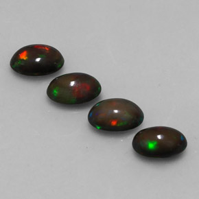  ct natürliche mehrfarbiger Schokoladenopal-Edelsteine, Oval Schliff, Lichtdurchlässig