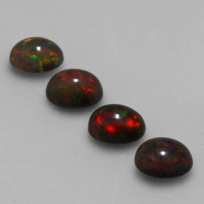  ct natürliche mehrfarbiger Schokoladenopal-Edelsteine, Oval Schliff, Lichtdurchlässig