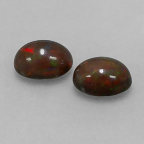  ct natürliche mehrfarbiger Schokoladenopal-Edelsteine, Oval Schliff, Lichtdurchlässig