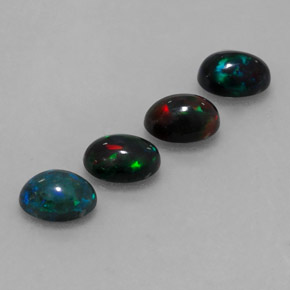  ct natürliche mehrfarbiger Schokoladenopal-Edelsteine, Oval Schliff, Lichtundurchlässig