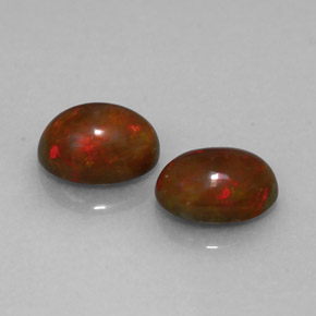  ct natürliche mehrfarbiger Schokoladenopal-Edelsteine, Oval Schliff, Lichtdurchlässig