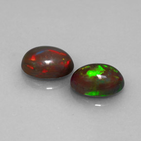  ct natürliche mehrfarbiger Schokoladenopal-Edelsteine, Oval Schliff, Lichtdurchlässig