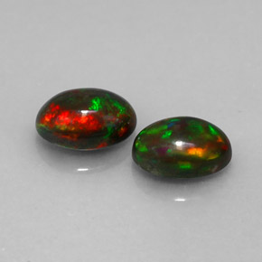  ct natürliche mehrfarbiger Schokoladenopal-Edelsteine, Oval Schliff, Lichtdurchlässig
