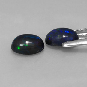  ct natürliche mehrfarbiger Schokoladenopal-Edelsteine, Oval Schliff, Lichtdurchlässig