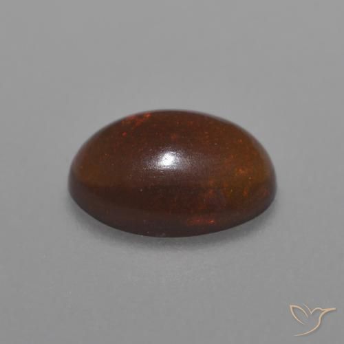 9,17 ctw natürlicher Mehrfarbig Schokoladenopal, Oval, Lichtdurchlässig