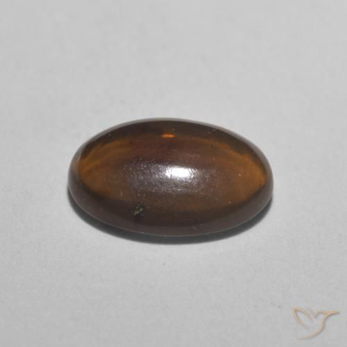 9,17 ctw natürlicher Mehrfarbig Schokoladenopal, Oval, Lichtdurchlässig