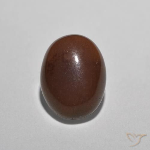 0.72ct Natürlicher Mehrfarbig Schokoladenopal, Oval, Lichtdurchlässig
