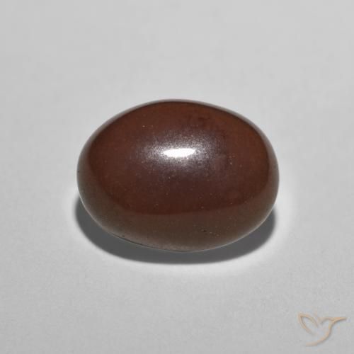 9,17 ctw natürlicher Mehrfarbig Schokoladenopal, Oval, Lichtdurchlässig