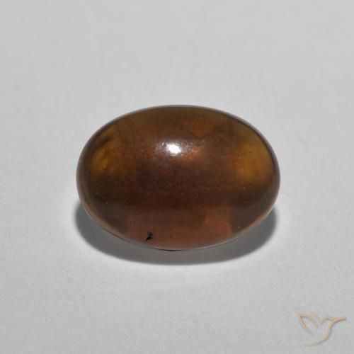 0.33ct Natürlicher Mehrfarbig Schokoladenopal, Oval, Lichtdurchlässig