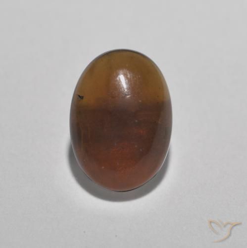 9,17 ctw natürlicher Mehrfarbig Schokoladenopal, Oval, Lichtdurchlässig
