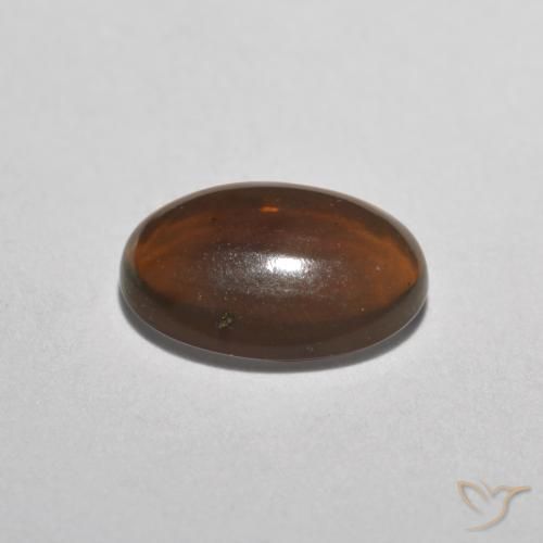 9,17 ctw natürlicher Mehrfarbig Schokoladenopal, Oval, Lichtdurchlässig