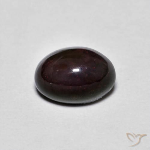 0.61ct Natürlicher dunkelbraun Schokoladenopal, Oval, Lichtundurchlässig