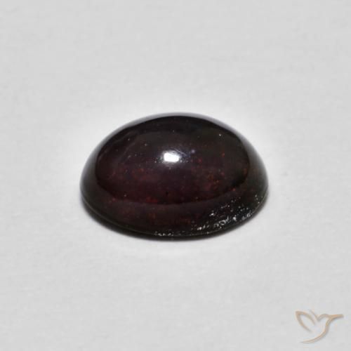 9,17 ctw natürlicher dunkelbraun Schokoladenopal, Oval, Lichtundurchlässig