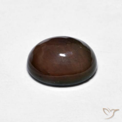 9,17 ctw natürlicher Schokoladenbraun Schokoladenopal, Oval, Lichtundurchlässig