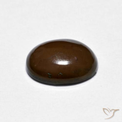 9,17 ctw natürlicher Mittel braun Schokoladenopal, Oval, Lichtundurchlässig
