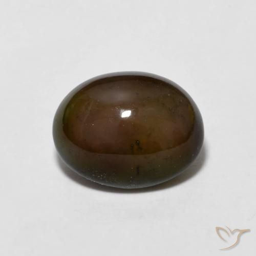 1.20ct Natürlicher Zimtbraun Schokoladenopal, Oval, Lichtundurchlässig