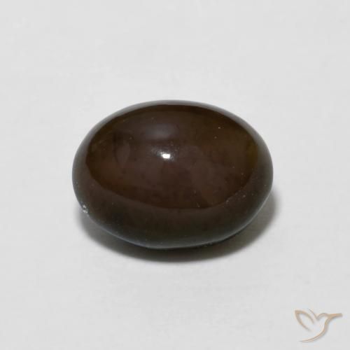 0.78ct Natürlicher Schokoladenbraun Schokoladenopal, Oval, Lichtundurchlässig