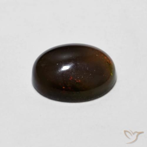 9,17 ctw natürlicher Hickory Braun Schokoladenopal, Oval, Lichtundurchlässig