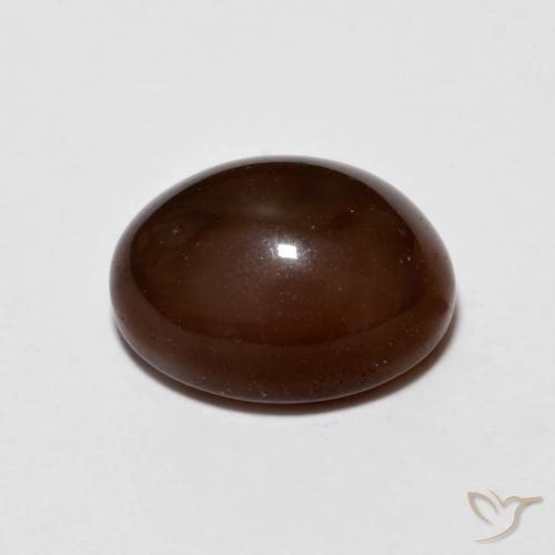 9,17 ctw natürlicher Pekannussbraun Schokoladenopal, Oval, Lichtundurchlässig