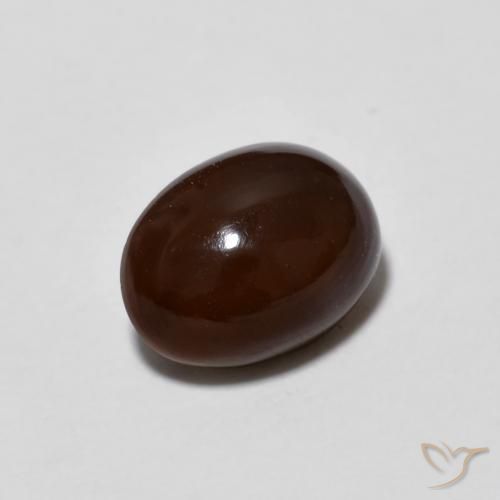 9,17 ctw natürlicher Mehrfarbig Schokoladenopal, Oval, Lichtundurchlässig