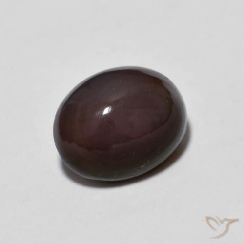 9,17 ctw natürlicher Mehrfarbig Schokoladenopal, Oval, Lichtundurchlässig