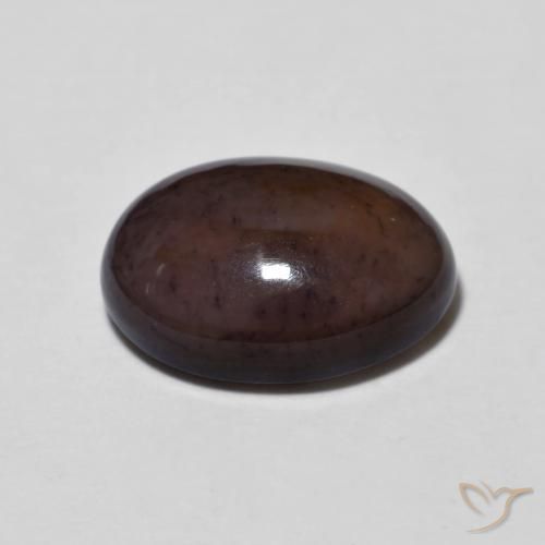 9,17 ctw natürlicher Mehrfarbig Schokoladenopal, Oval, Lichtdurchlässig