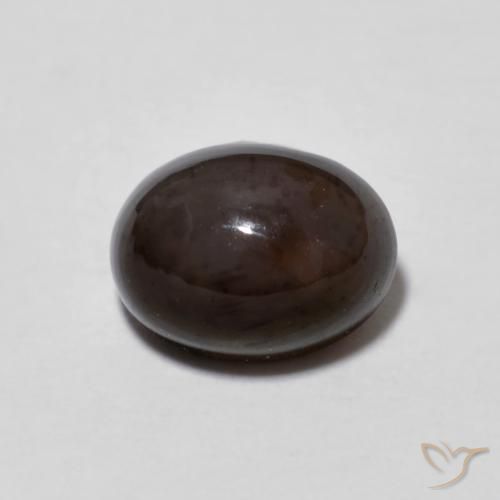 1.02ct Natürlicher Mehrfarbig Schokoladenopal, Oval, Transparent