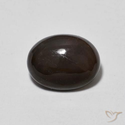 1.20ct Natürlicher Mehrfarbig Schokoladenopal, Oval, Transparent