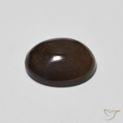 9,17 ctw natürlicher Mehrfarbig Schokoladenopal, Oval, Transparent