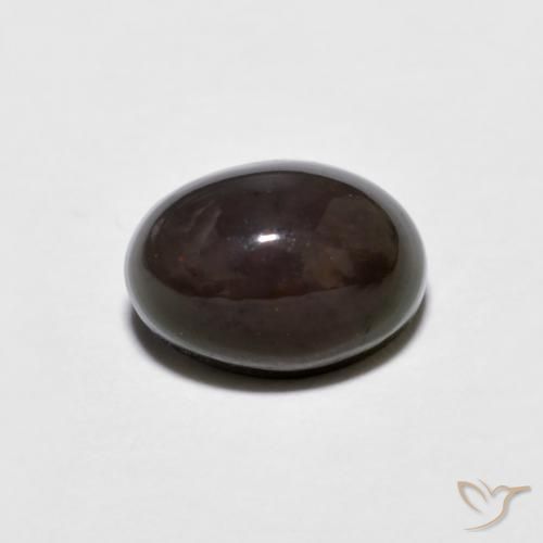 0.63ct Natürlicher Mehrfarbig Schokoladenopal, Oval, Lichtundurchlässig