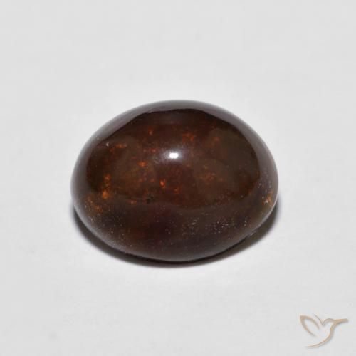 1.18ct Natürlicher Mehrfarbig Schokoladenopal, Oval, Lichtundurchlässig