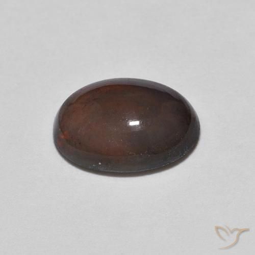 9,17 ctw natürlicher Mehrfarbig Schokoladenopal, Oval, Lichtundurchlässig