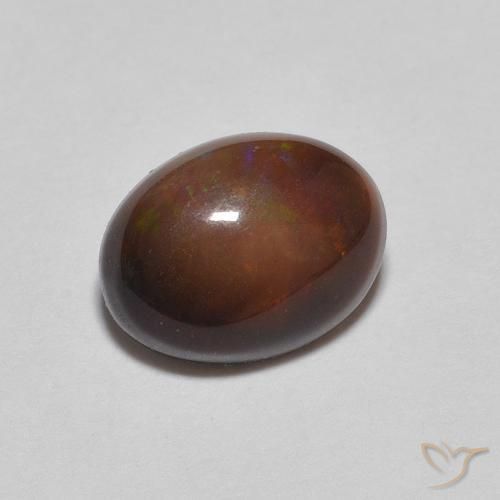 9,17 ctw natürlicher Lebkuchen braun Schokoladenopal, Oval, Lichtundurchlässig