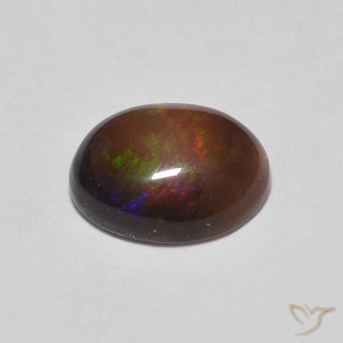 9,17 ctw natürlicher Lebkuchen braun Schokoladenopal, Oval, Lichtundurchlässig