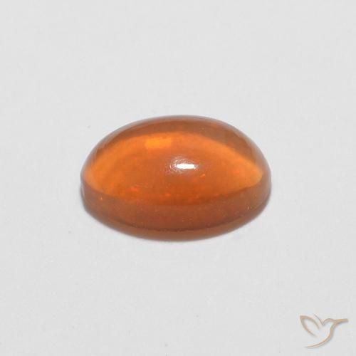 9,17 ctw natürlicher Karamellbraun Schokoladenopal, Oval, Transparent